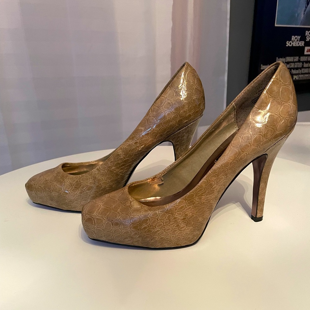 Steve Madden Snake Skin Print Heels